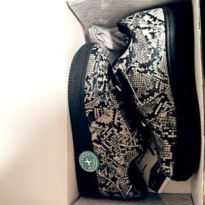 A Bathing Ape snakeskin sneaker